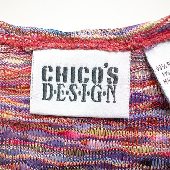 Chico's Multicolor Tank Size 12 - Picture 5 of 6